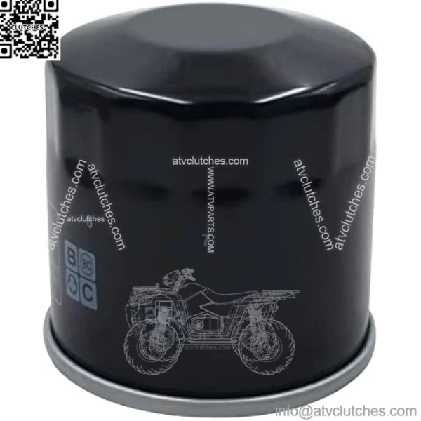 1PC Motorcycle Oil Filter Compatible with YAMAHA FZ6 S2 600 - All 2007-2009 / FZ6N 600 - All 2008 2010-2013 2015 / FZ6R 600 - All 2009-2017 / FZ6S 600 - All 2008 / FZ8 800 - All 2010-2016
