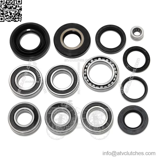 Rear Differential & Axle Bearings Seals Kit For Honda Rancher 350 400 TRX350 TRX400 2000-2006