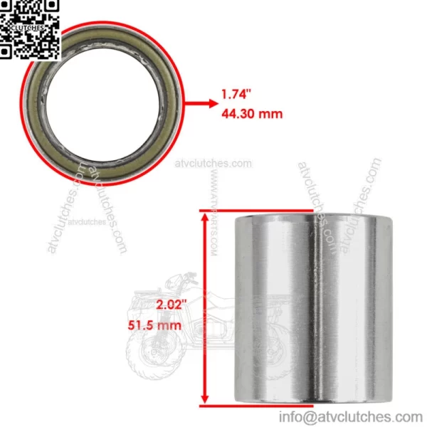 Primary Clutch One Way Bearing Kit For Polaris Sportsman 800 EFI 6X6 2009-2015 (For: Polaris Sportsman 800) - Image 2