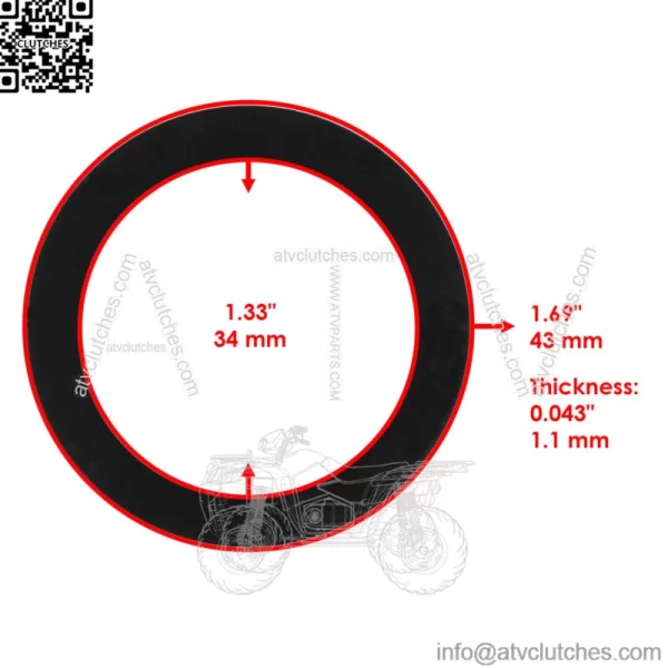 Primary Clutch One Way Bearing Kit For Polaris Sportsman 800 EFI 6X6 2009-2015 (For: Polaris Sportsman 800) - Image 4