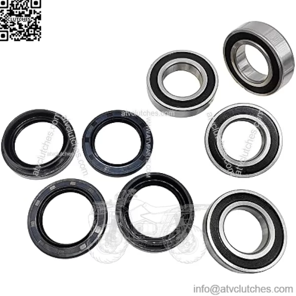 Front Wheel Bearing Seal Kits for Suzuki Quadrunner 250 500 Vinson 500 King Quad 250 300 400 Eiger 400 LT-F500F LT-A500F LT-F400 LT-F400F LT-4WD LTF-250 LT-F250F LTF300F LTF400F - Image 2