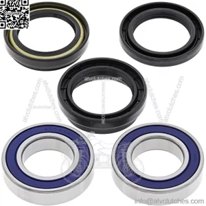 Front Wheel Bearing Seal Kit 25-1108 Compatible with/Replacement for Suzuki LT-4WD 250 Quad Runner 1987-1998, LT-A400 2WD King Quad 2008-2009, LT-A400 Eiger 2wd 2002-2007