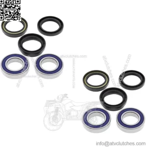 Front Wheel Bearings & Seal Kit For 02-07 Suzuki LT-F400F Eiger 4x4 (For: More than one vehicle)