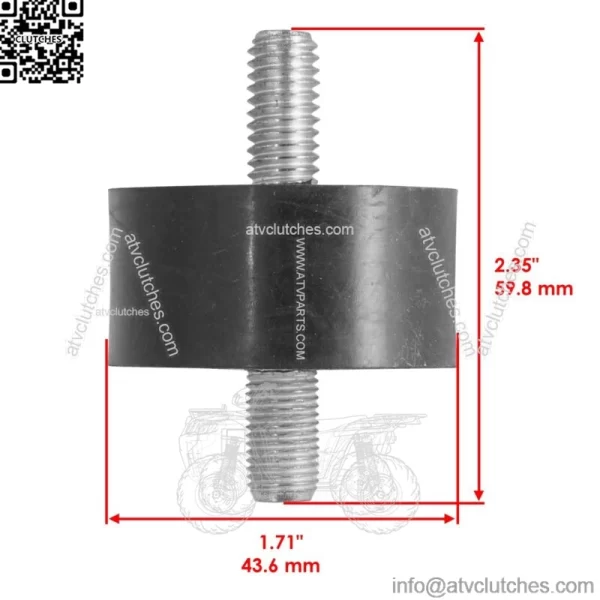 Engine Mount For Polaris Sportsman 700 EFI 2002-2010 (For: Polaris Sportsman 570) - Image 2