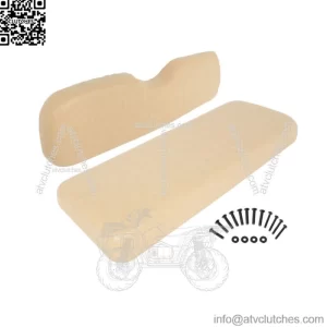 For TXT ST MPT Rear Flip Seat EZGO Tan Golf Cart Rear Cushion Set