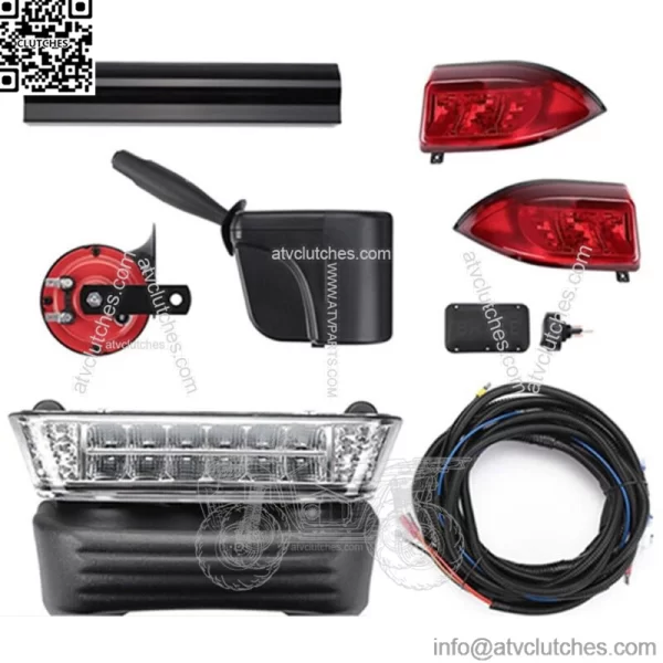 Club Car Precedent W/ Turn Signals Brake, Golf Cart Led Deluxe Fit Light Kit 12v