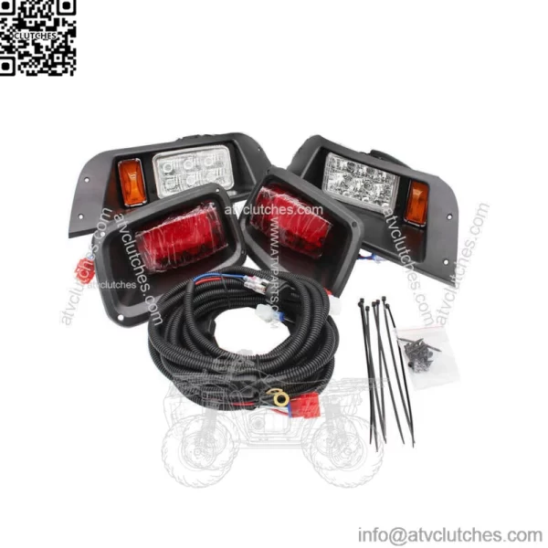 EZGO TXT LED Deluxe Light Kit Turn Signals Brake Light Horn Street Legal