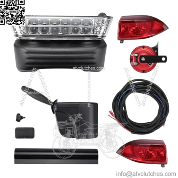 Club Car Precedent W/ Turn Signals Brake 12v Golf Cart Led Deluxe Light Kit Fit