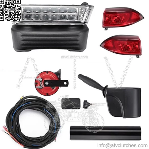 Club Car Precedent Golf Cart Deluxe Full Light Kit w/ Turn Signals 2004-2008