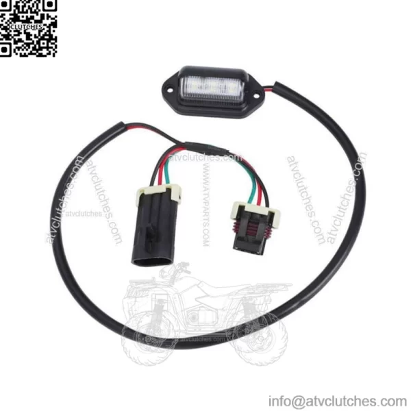 LED License Plate Light Wire Harness Plug For Can-AM Maverick X3 Max 2017-2021