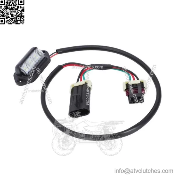 LED License Plate Light for Can-AM Maverick X3 (Plug N Play) ATV Alpha Rider NEW - Image 2