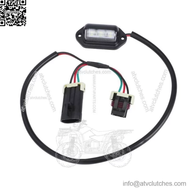 LED License Plate Light for Can-AM Maverick X3 (Plug N Play) ATV Alpha Rider NEW - Image 3