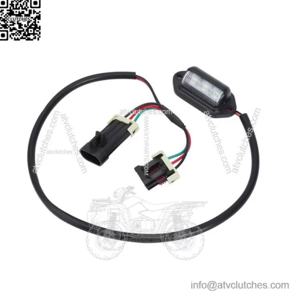 LED License Plate Light for Can-AM Maverick X3 (Plug N Play) ATV Alpha Rider NEW - Image 4