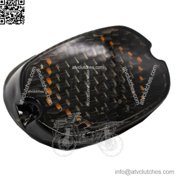 Moons MC V3 Smoked Low Profile LED Taillight Turn Signals Harley Softail Dyna XL (For: Harley-Davidson)