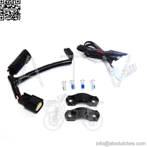 Snowmobile Medium Green Procross LED Hand Guard Lighted Kit 8639-355 - Image 2