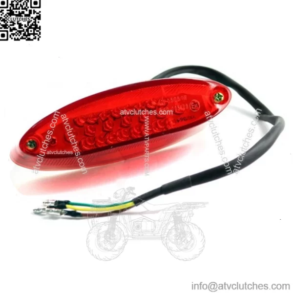 Rear lamp red color