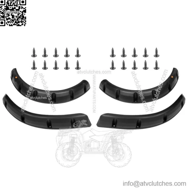 Golf Cart Fender Flares for Yamaha G29/Drive Front and Rear Wheel (Set of 4)