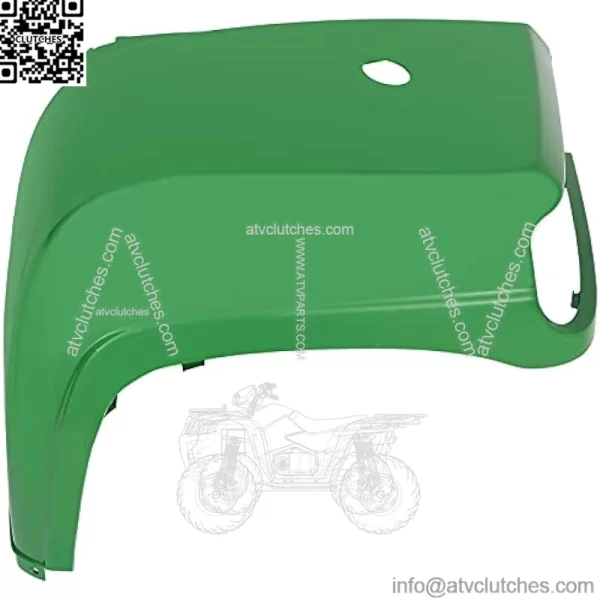 New Green Right Front Fender Compatible with John Deere Gator 620i 850D Replacement for AM137567 - Image 2