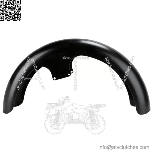 Klock Werks Hugger Wrapper Front Fender Kit Black 21" Harley Softail 00-17 (For: Harley-Davidson)