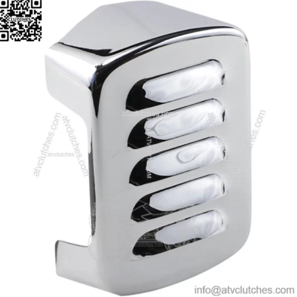 X8X Chrome Louvered Coil Cover 1965-99 Harley Softail Dyna (For: Harley-Davidson)