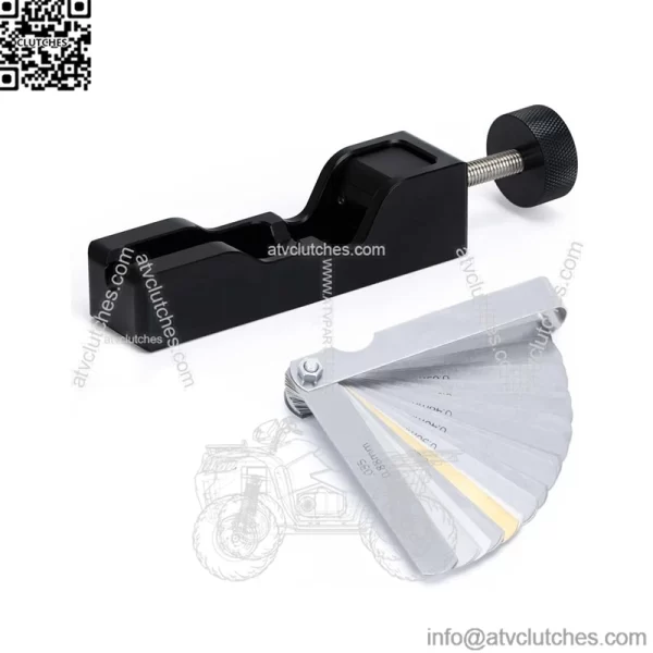 Spark plug gap adjustment tool with feeler gauge #black - Image 2