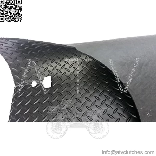 FOR JOHN DEERE GATOR TX FRONT 1 PIECE MAT - DIAMOND PLATE PATTERN - Image 3