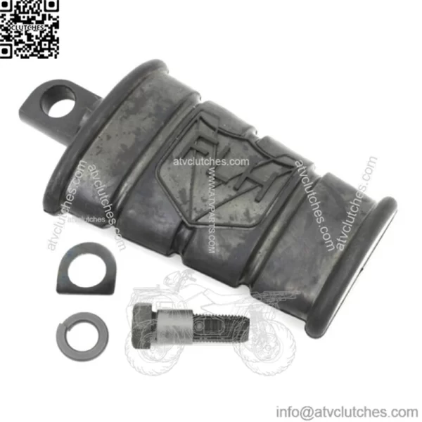 FLH "V" Kick Starter Pedal Kicker Black Rubber Replacement Harley Ironhead Pan (For: Harley-Davidson)