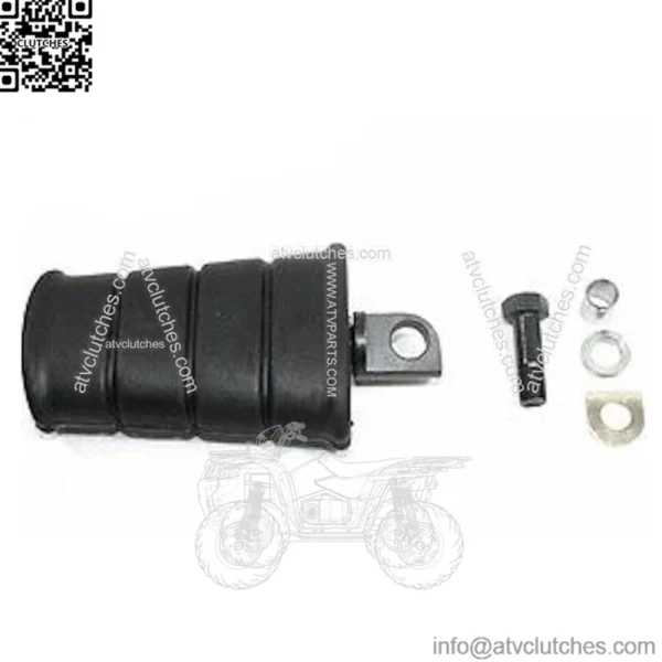 Flat Black Rubber Kick Starter Pedal Replica Replacement Harley Ironhead Pan FLH (For: Harley-Davidson)