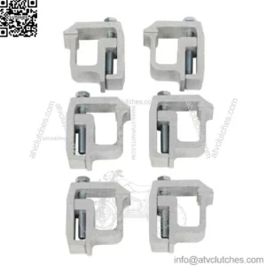 Fixed clip 6 pack #silver