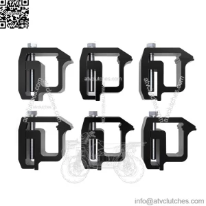Fixing Clip 6 Pack #Black