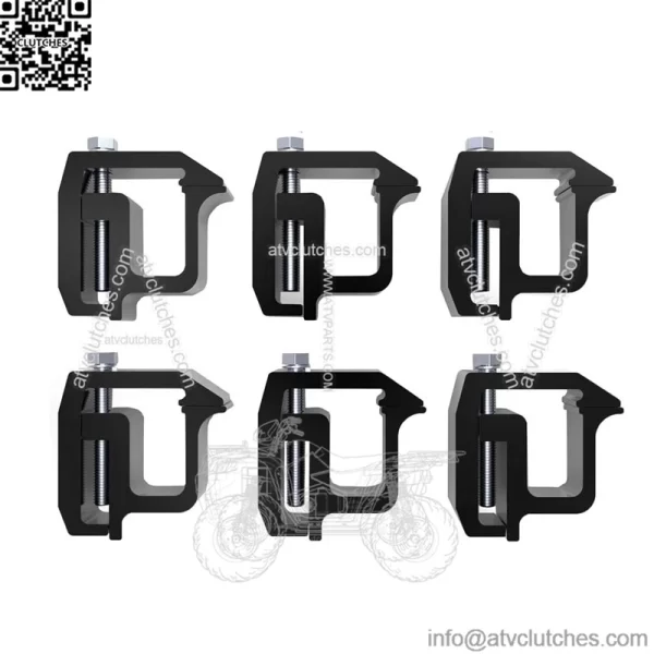 Fixing Clip 6 Pack #Black