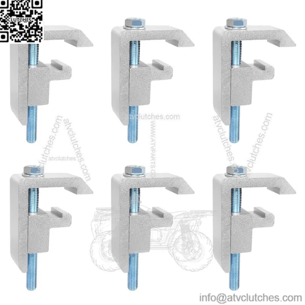 Fixed clip 4#6 pack silver