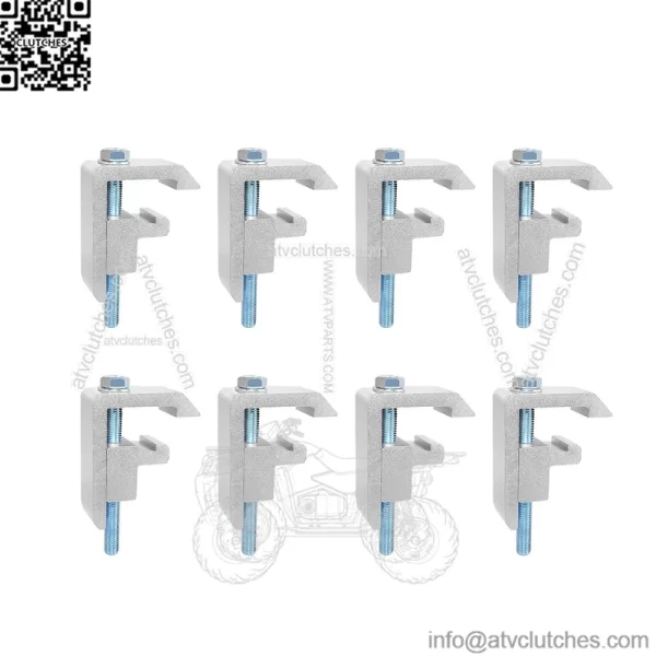 Fixing Clip 4#8 Pack Silver