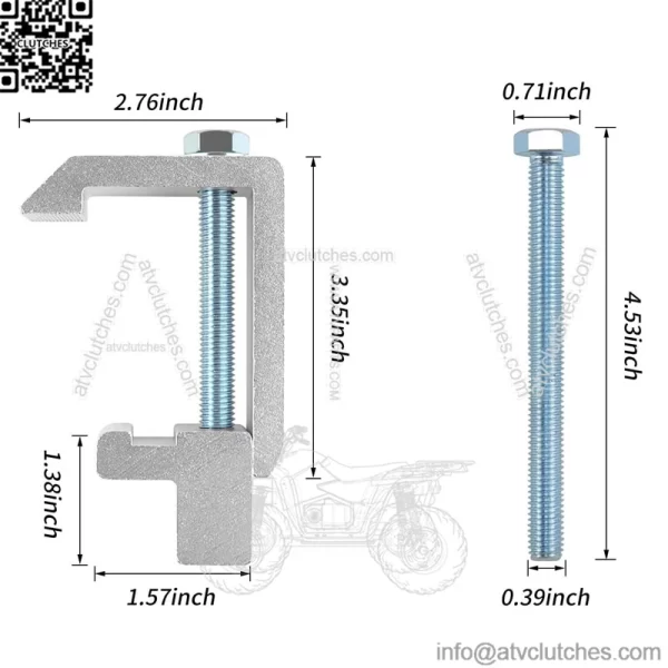 Fixing Clip 4#8 Pack Silver - Image 2