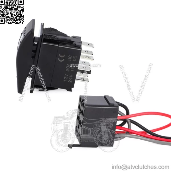 Winch Switch with Backing Wire Kit For Can Am Maverick X3 Commander Rocker - Image 4
