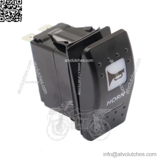 Horn Switch Rocker Amber +Harness For CAN-AM COMMANDER MAVERICK X3 DEFENDER - Image 2