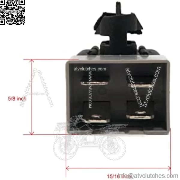 Plunger Interlock Switch for John Deere HPX615E, HPX815E Gator Utility Vehicle - Image 2