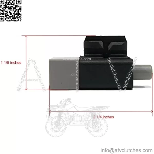 Plunger Interlock Switch for John Deere HPX615E, HPX815E Gator Utility Vehicle - Image 3