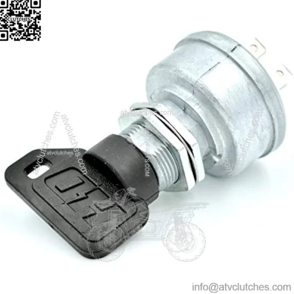 Starter Ignition Switch for John Deere ProGator Gator TX TE 2020 2020A 2030 2030A : 3 Keys & Free Carabiner - Image 2