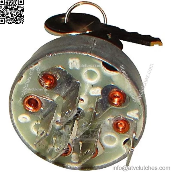 Ignition Switch w/Keys Fits John Deere 1200 1200A Bunker Rakes 800 V40 Aerators - Image 3