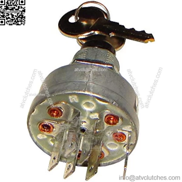 Ignition Switch w/Keys Fits John Deere 1200 1200A Bunker Rakes 800 V40 Aerators - Image 5