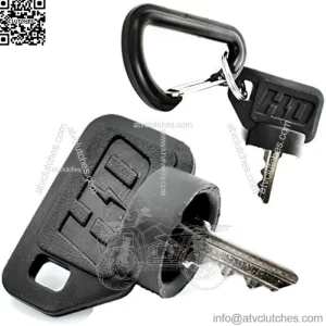 Ignition Switch Key Set for John Deere Bunker Rake & Field 1200 1200A 800 V40 Black