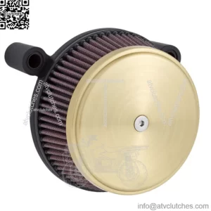 X8X Stage I Air Cleaner Filter Kit Brass Harley Twin Cam Big Twin 99-17 (For: Harley-Davidson)