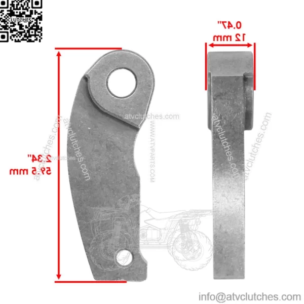 39152-1081 391521081 Drive Clutch Weight Ramp For Kawasaki - Image 2