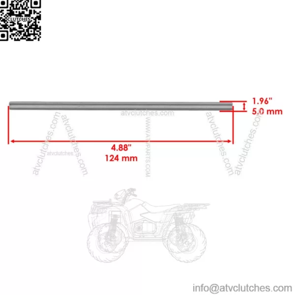 Clutch Push Rod Ball Seal Kit For Yamaha Blaster 200 YFS200 1988-2006 (For: Yamaha YFS200) - Image 2