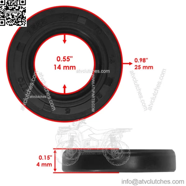 Clutch Push Rod Ball Seal Kit For Yamaha Blaster 200 YFS200 1988-2006 (For: Yamaha YFS200) - Image 5