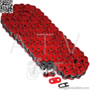 O-Ring Drive Chain for Honda TRX450R 2004 2005 2006 2007 2008 Red (For: Honda)