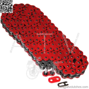 O-Ring Drive Chain for Yamaha Blaster 200 YFS200 1997-2006 Red (For: Yamaha YFS200)