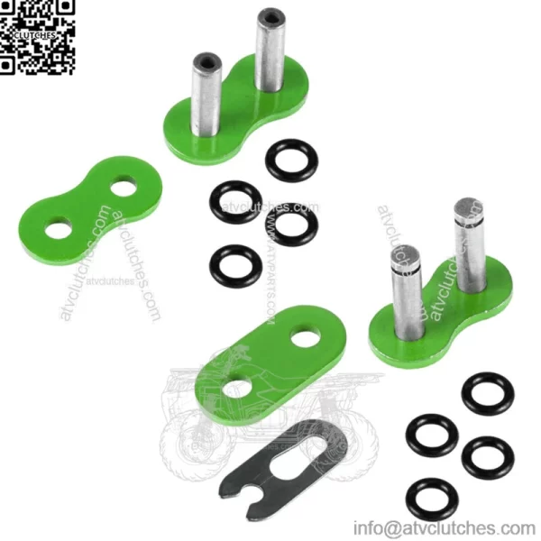O-Ring Drive Chain for Yamaha Blaster 200 YFS200 1997-2006 Green (For: Yamaha YFS200) - Image 4
