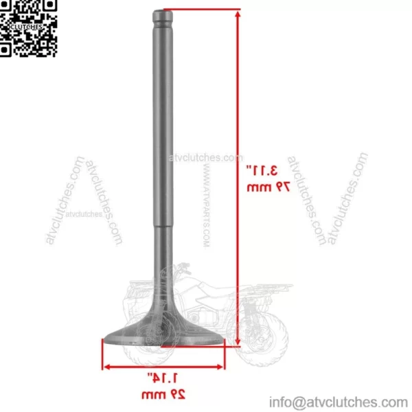 Intake Valve Kit For Polaris Phoenix 200 2005 2006 2007 2008 2009-2023 - Image 2